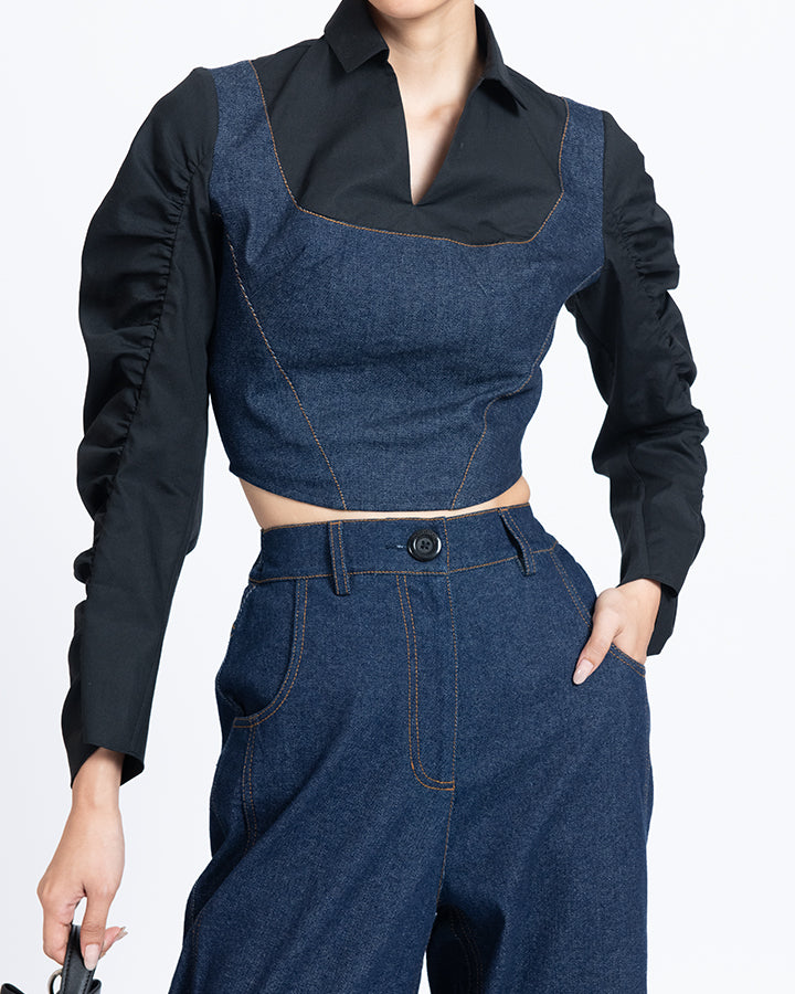 Vera Denim Top