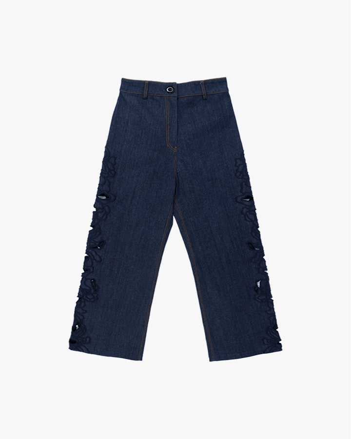 Waterlily Denim Pants