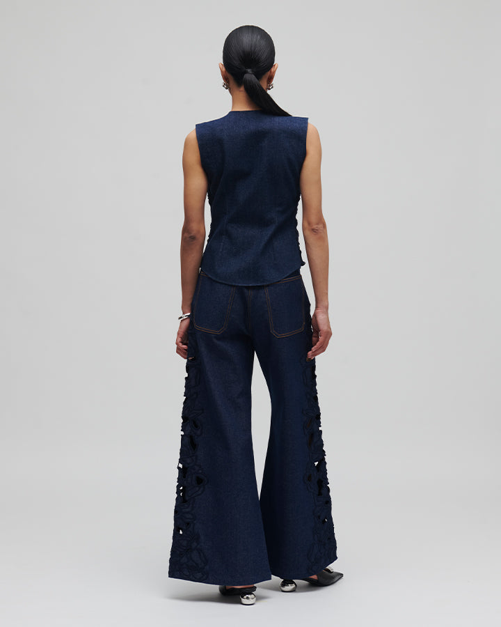 Waterlily Denim Pants