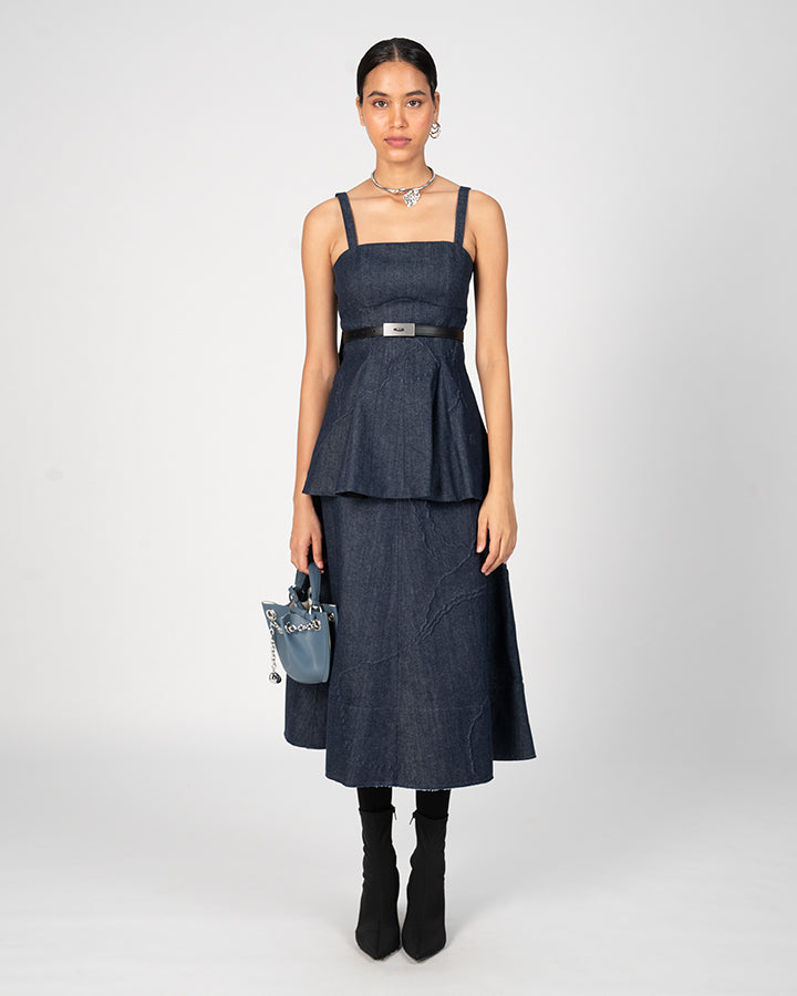 Quest Denim Corset Top