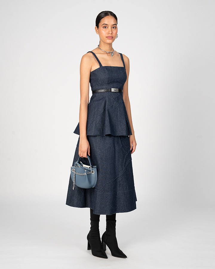 Quest Denim Corset Top