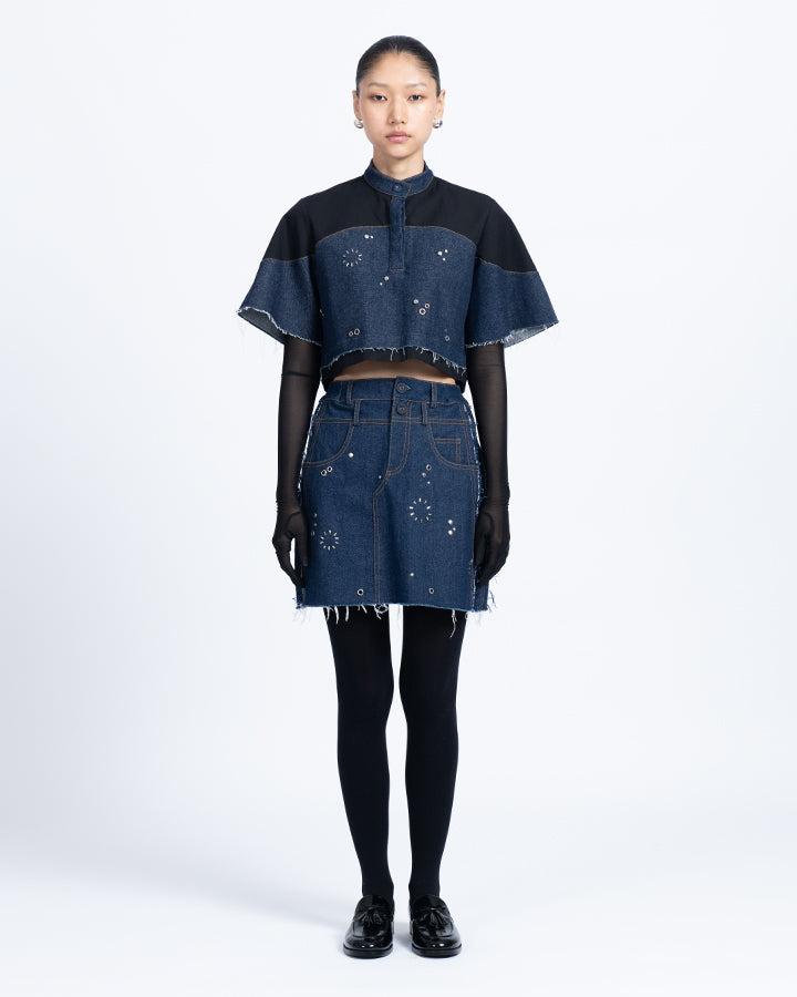 Cora Denim Top