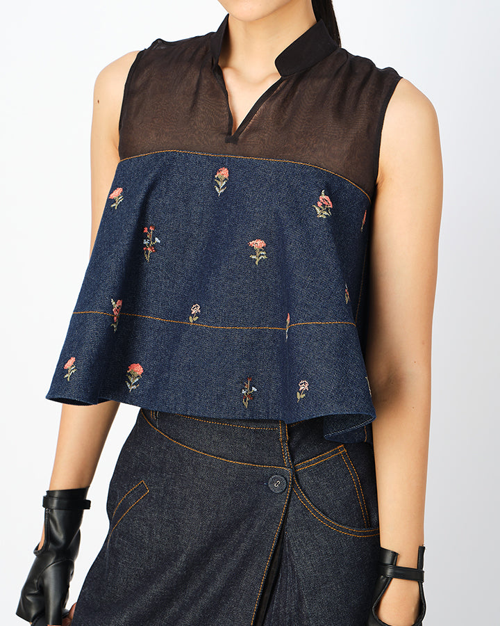 Briony Cross-Stitch Top