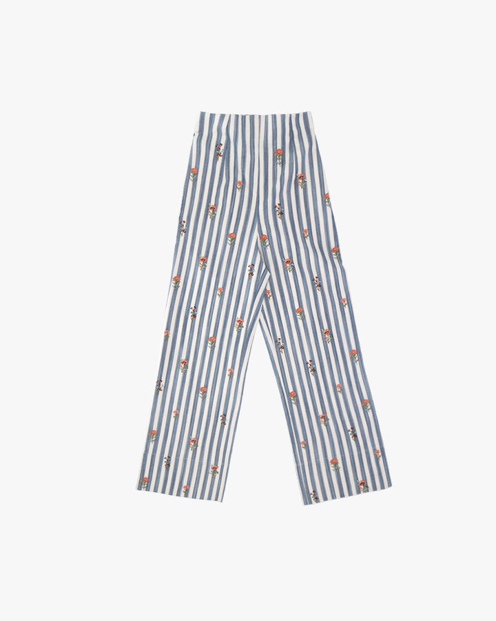 Fleur Striped Pants