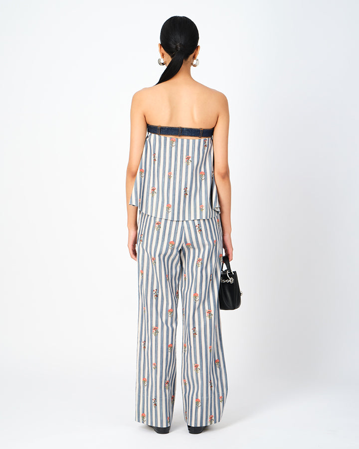 Fleur Striped Pants