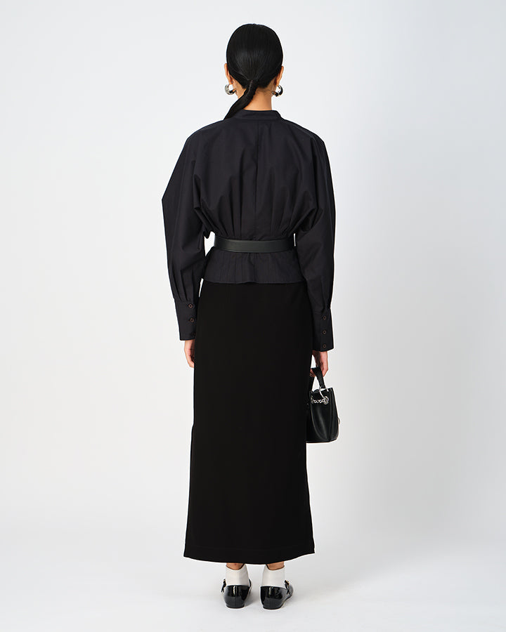 Black Camellia Shirt