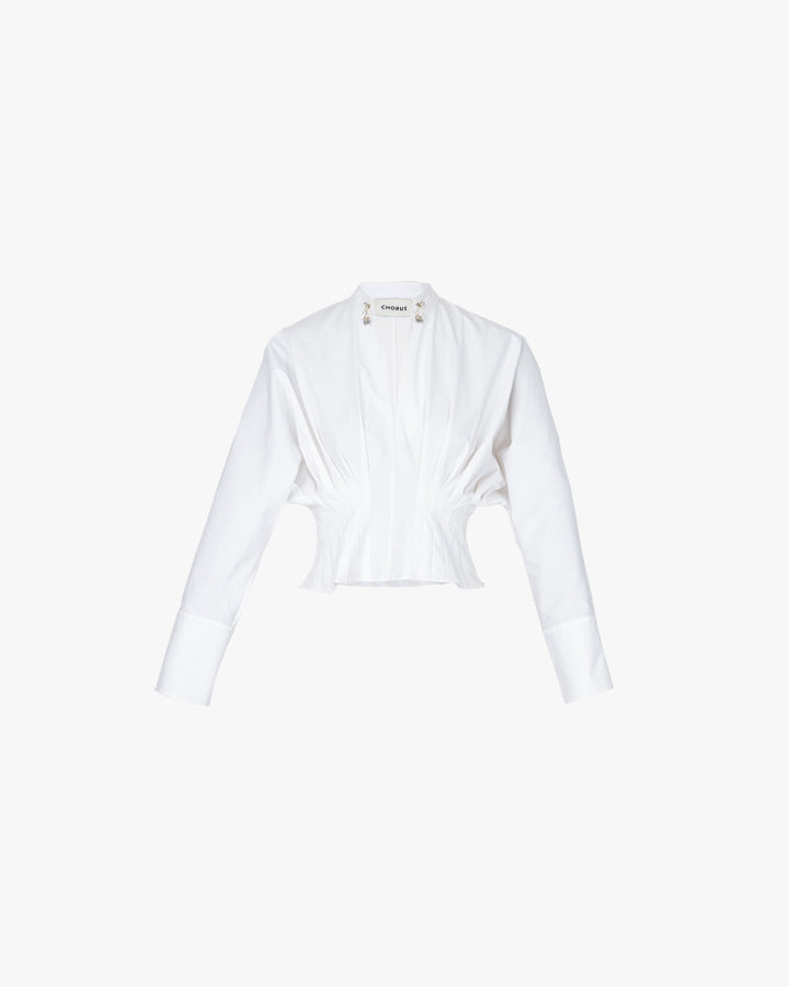 White Camelia Shirt
