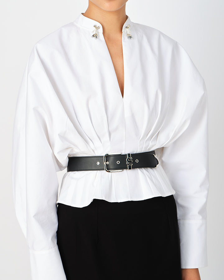 White Camelia Shirt