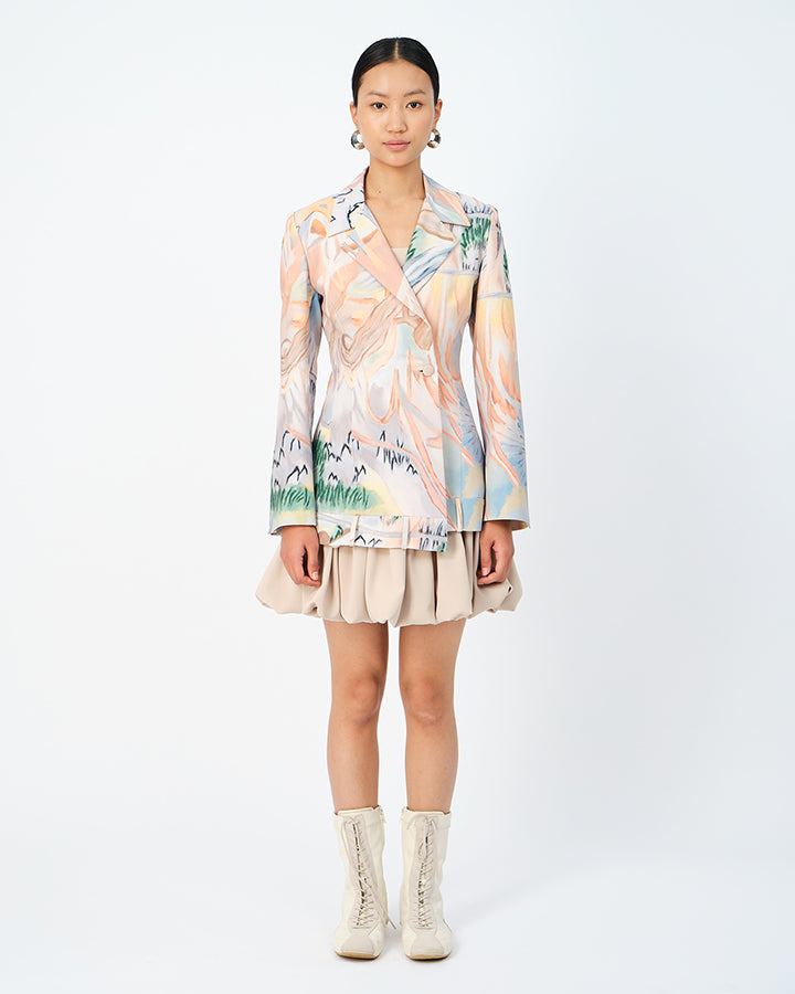 Birch Printed Blazer