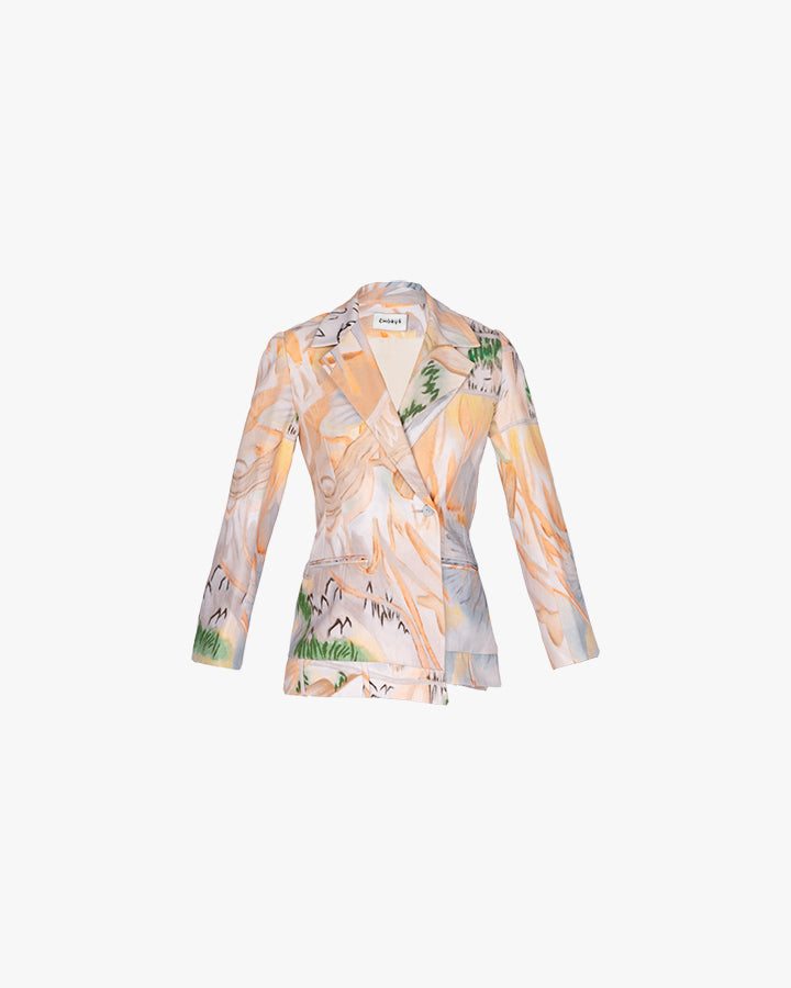 Birch Printed Blazer