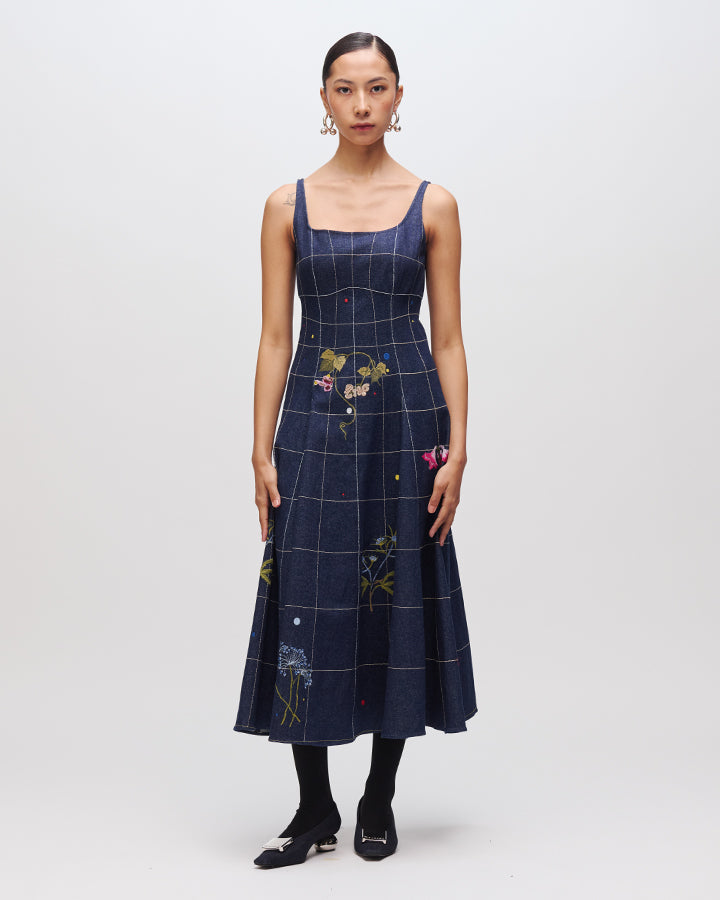 Lunar Lily Denim Dress