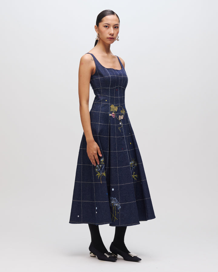 Lunar Lily Denim Dress