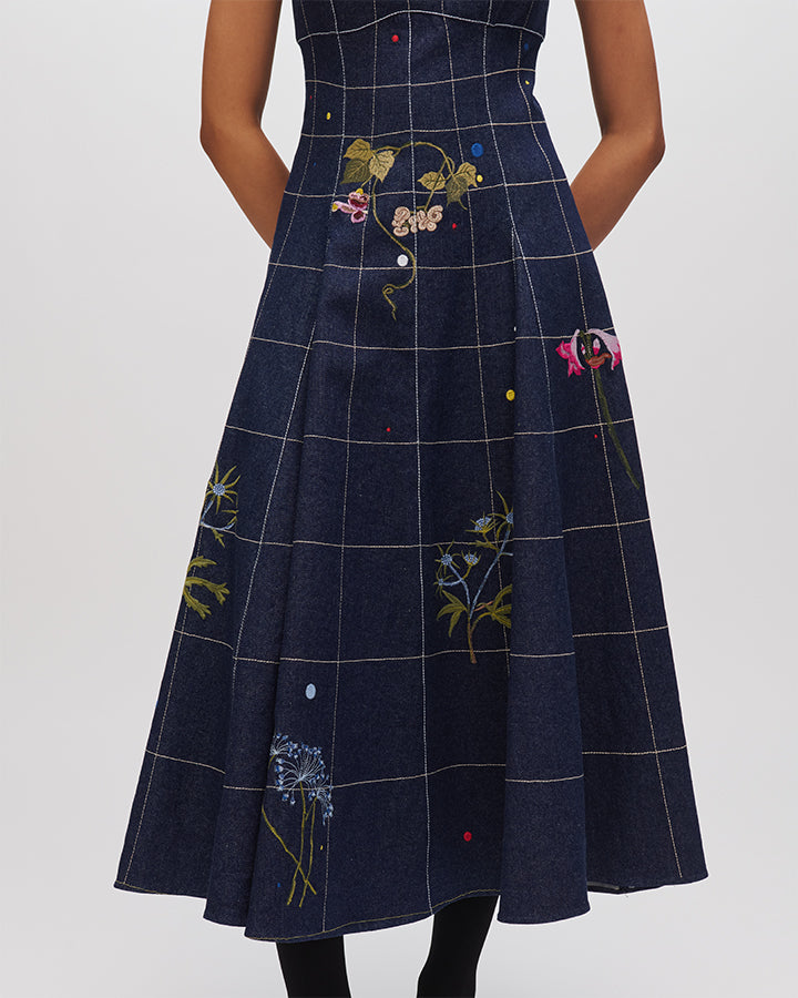 Lunar Lily Denim Dress