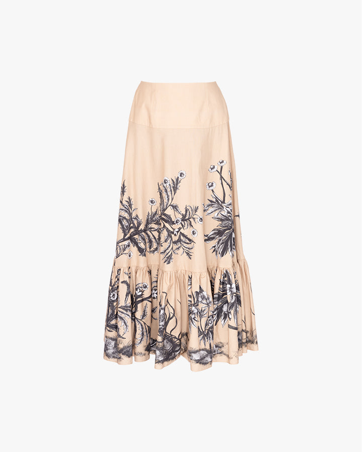 Terra River Print Skirt