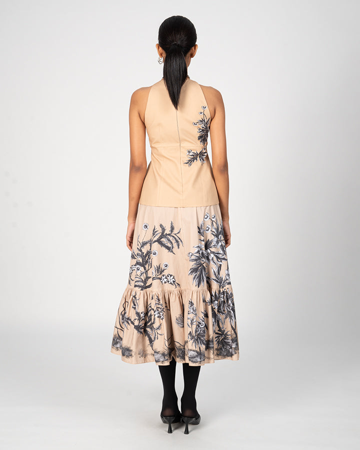 Terra River Print Skirt