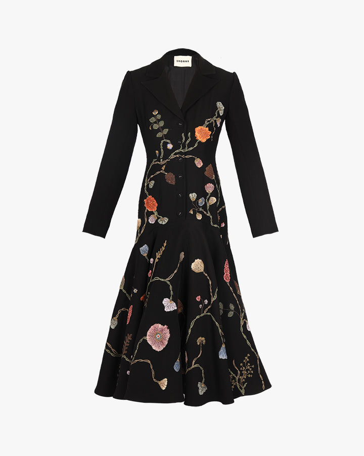 Forest Flower Blazer Dress