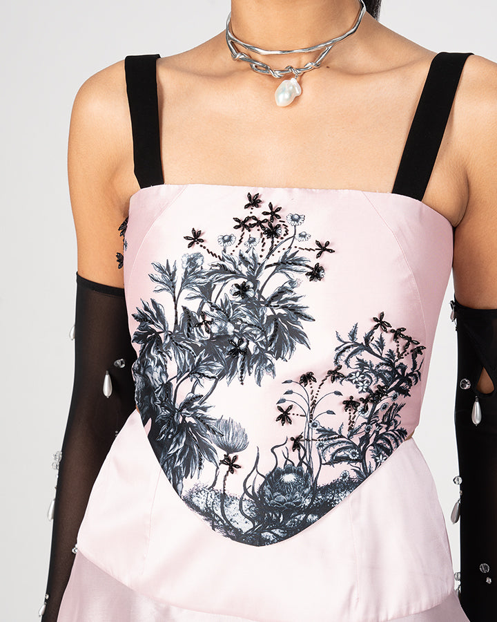 Pink River Corset Top