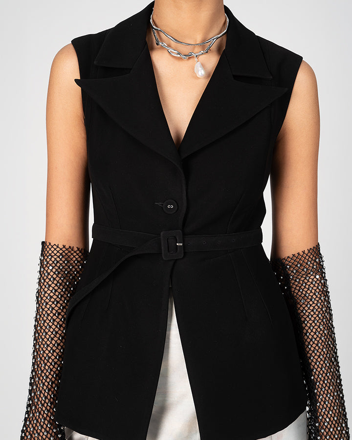 Black Onyx Vest Top