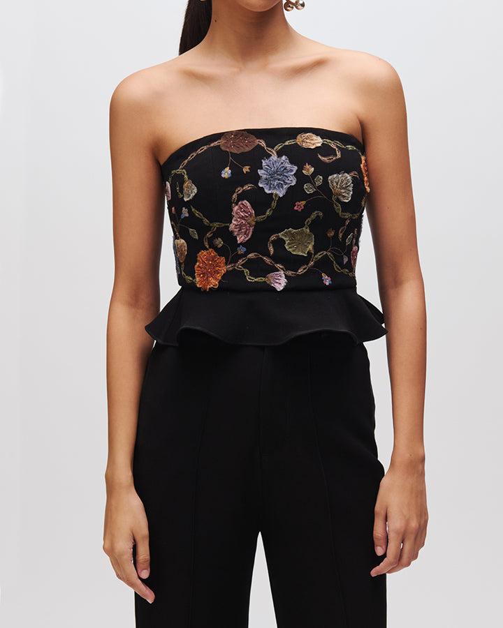 Forest Flower Corset Top