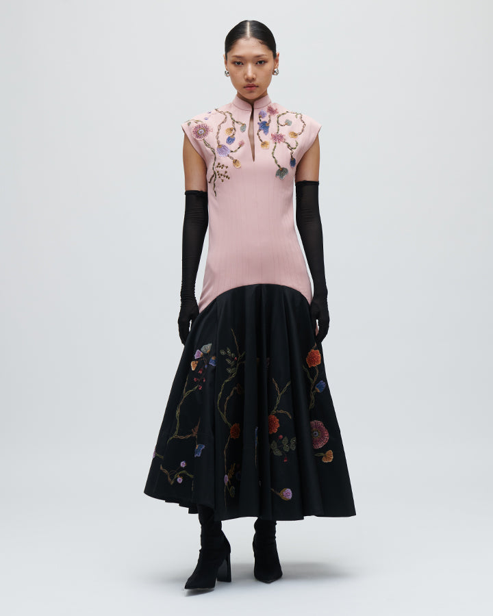 Forest Flower Panelled Dress