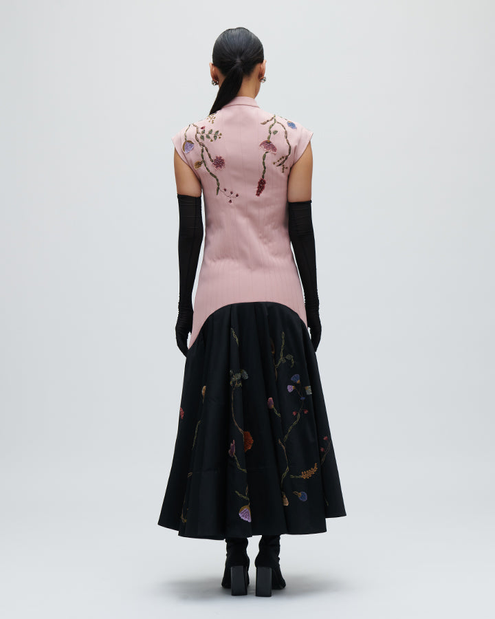 Forest Flower Panelled Dress