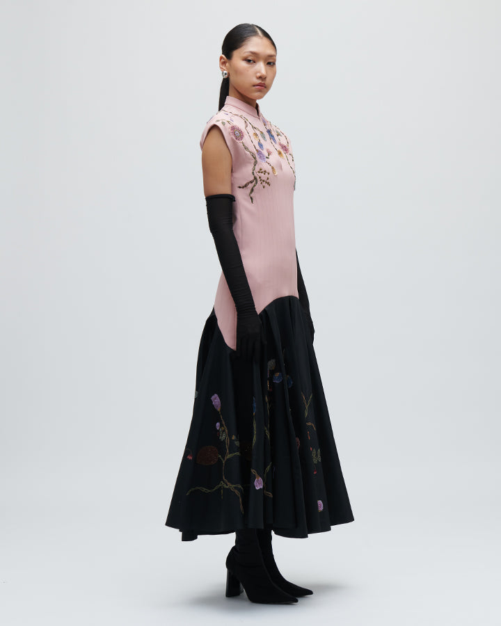 Forest Flower Panelled Dress