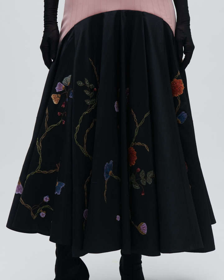 Forest Flower Panelled Dress