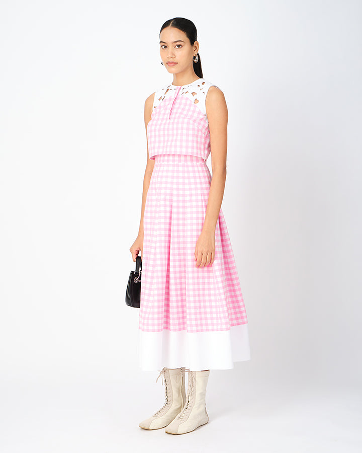 Sophia Chequered Skirt
