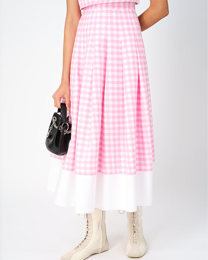 Sophia Chequered Skirt