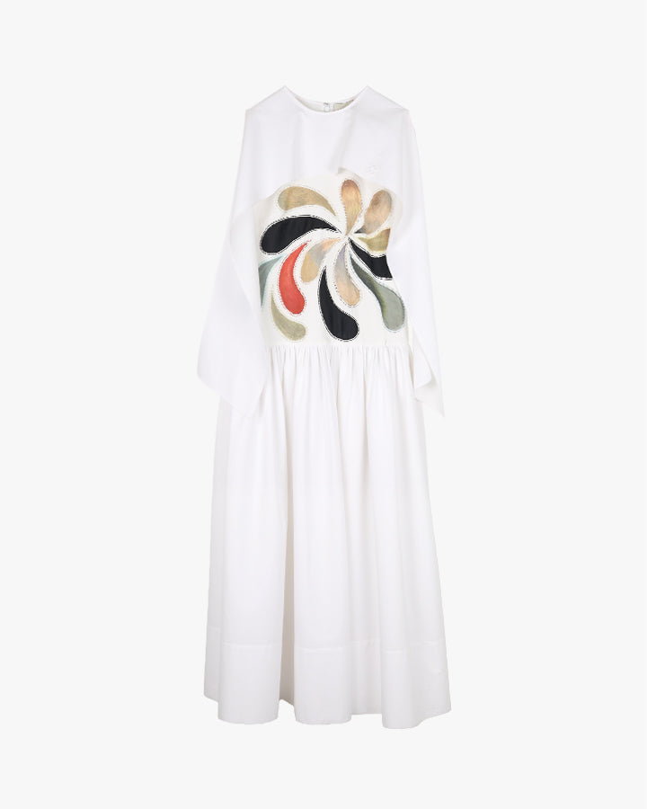 White Comma Dress