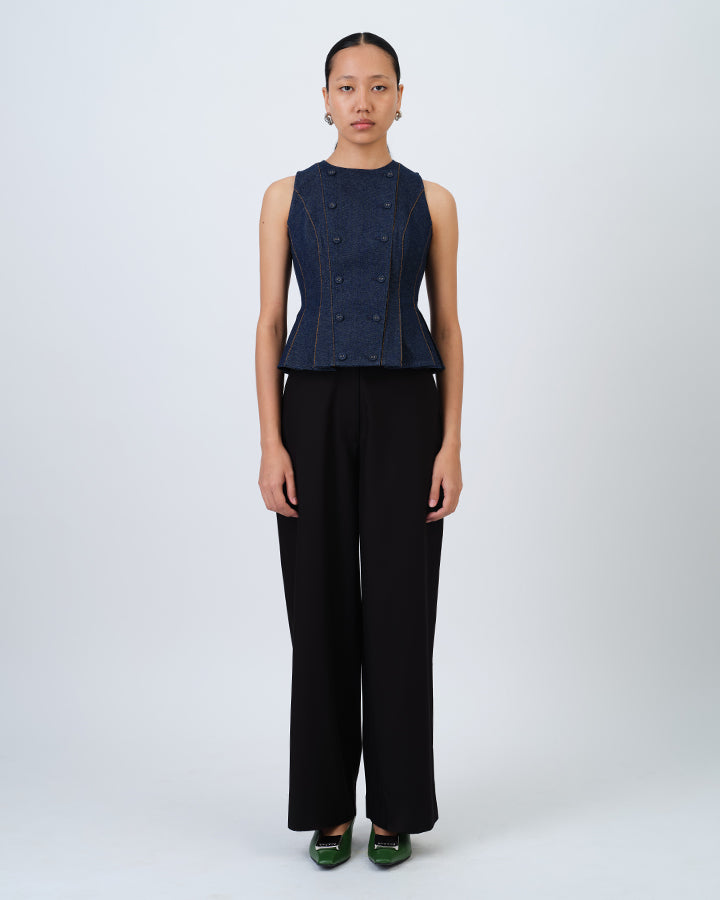 Noemie Denim Top