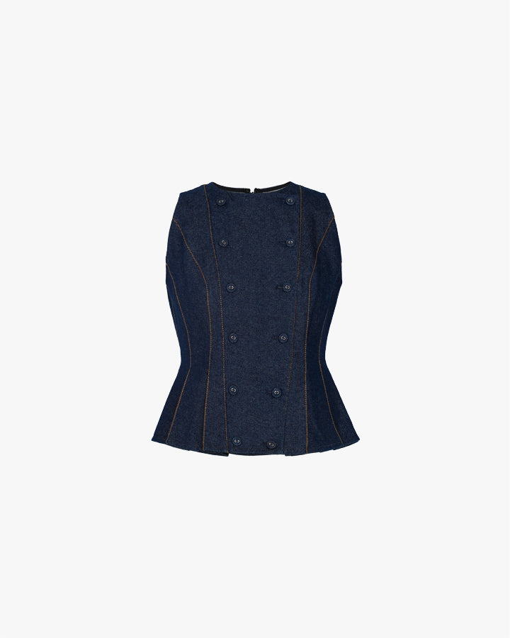 Noemie Denim Top