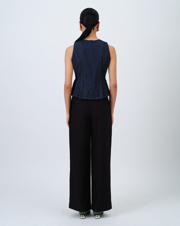 Noemie Denim Top