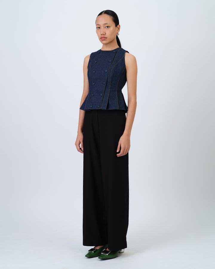 Noemie Denim Top