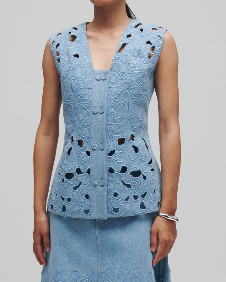 Lily Denim Vest